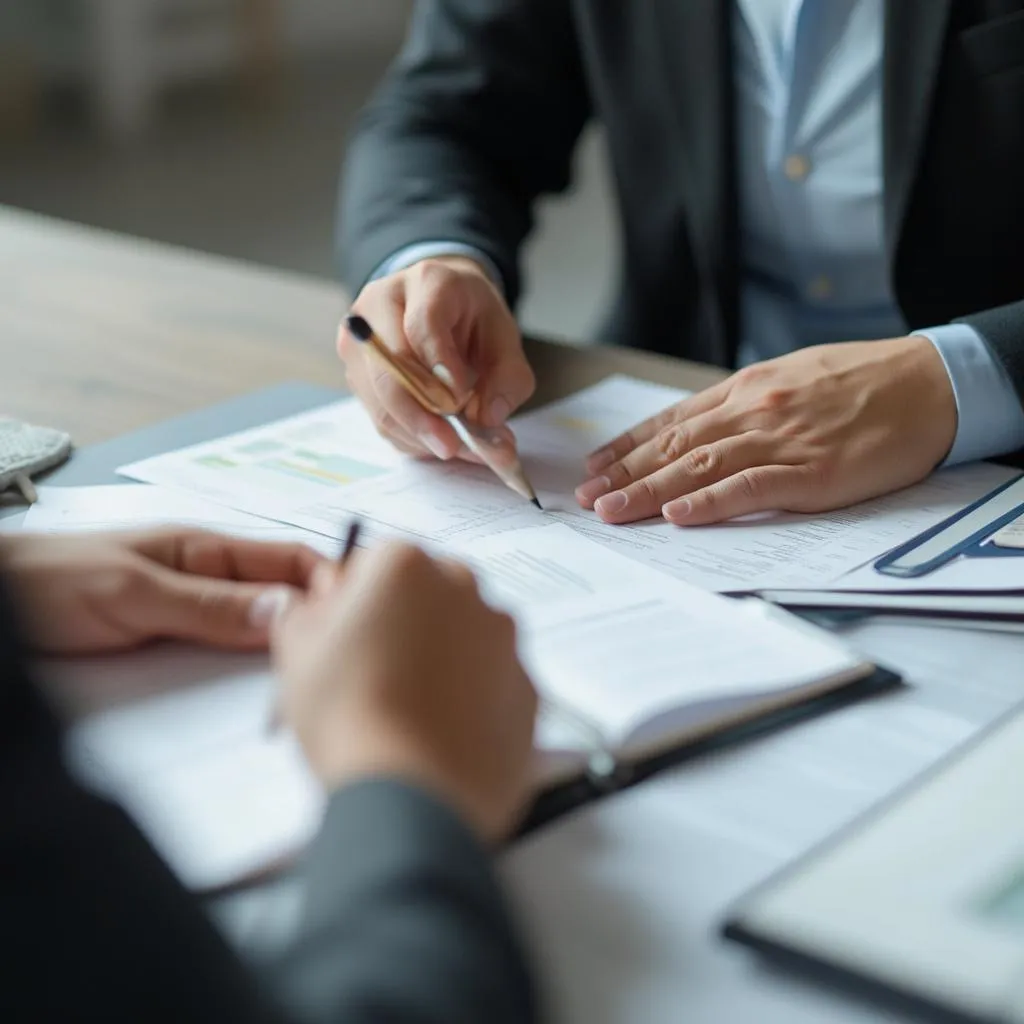 One-on-one consultation session