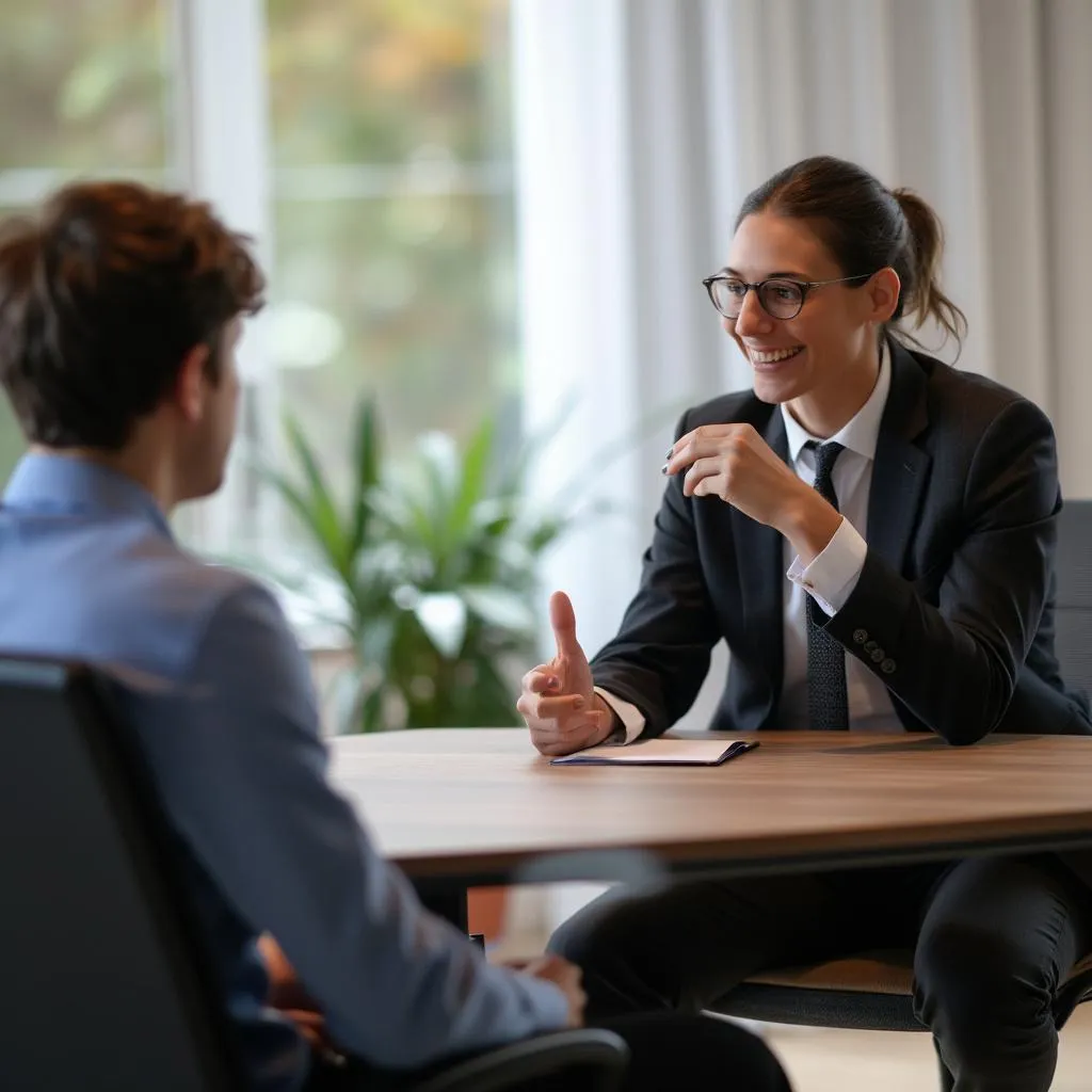 Executive coaching session